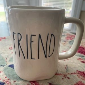Rae Dunn “FRIEND” ceramic coffee mug
